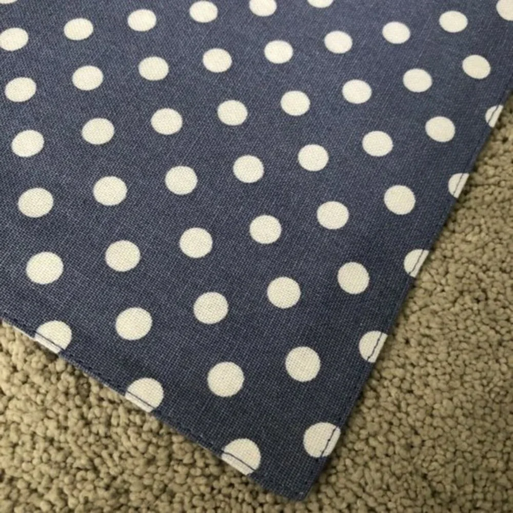 Spring Summer Easter‎ Placemats Table Mats set (4) Polka Dots Blue White